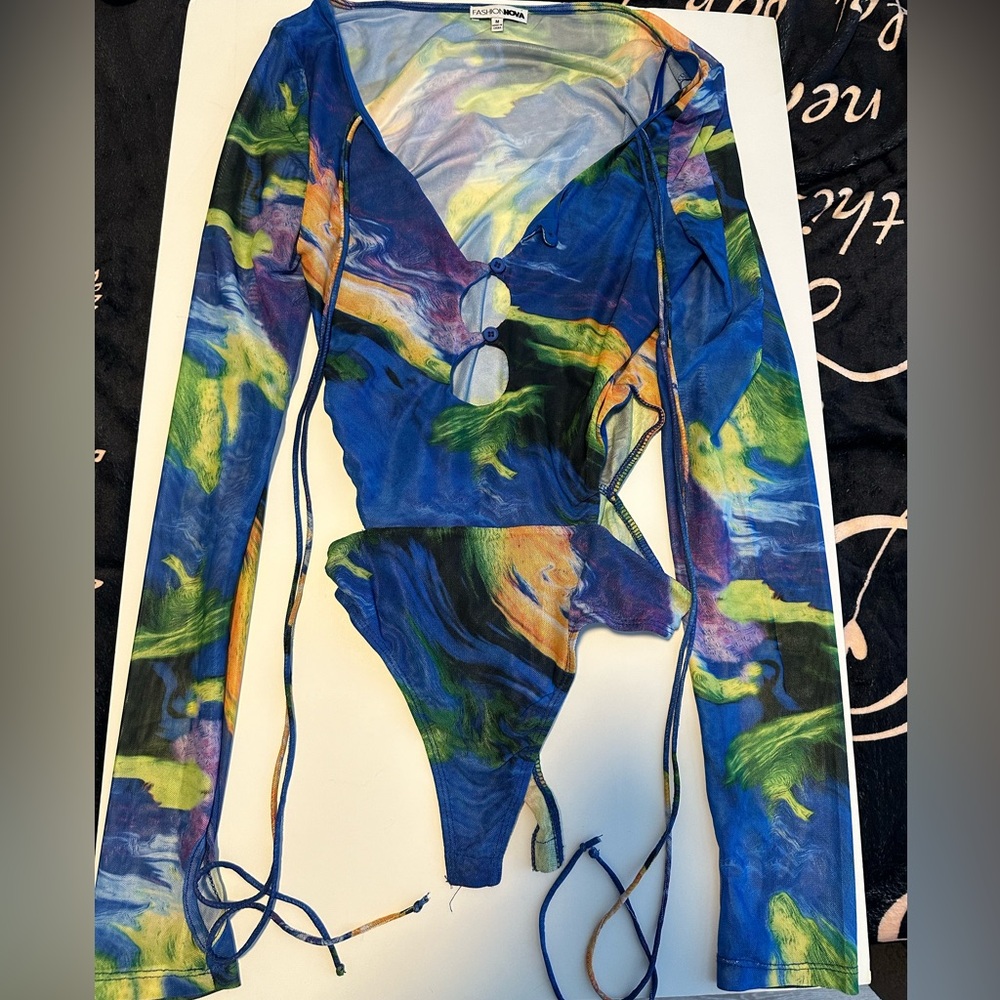 Fashion Nova mesh bodysuit